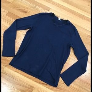 Calvin Klein Men's Navy Blue Large V-Neck Sweater